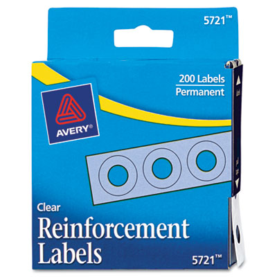 Avery&reg; Binder Hole Reinforcements in Dispenser
