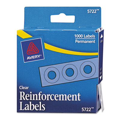 Avery&reg; Binder Hole Reinforcements in Dispenser