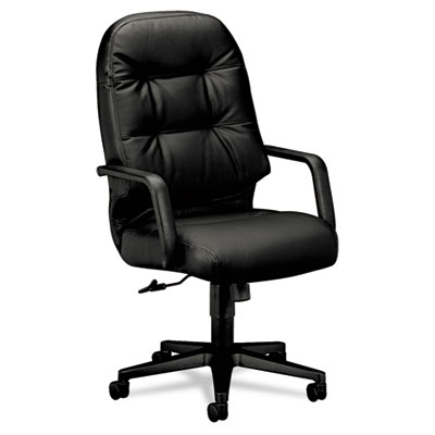 HON&reg; Pillow-Soft&reg; 2090 Series Leather Executive High-Back Swivel/Tilt Chair