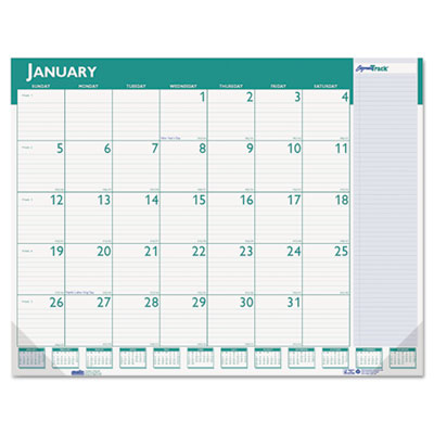 House of Doolittle&trade; Express Track Monthly Desk Pad Calendar