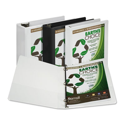 Samsill&reg; Earth's Choice&trade; Heavy-Duty Biodegradable Round Ring View Binder