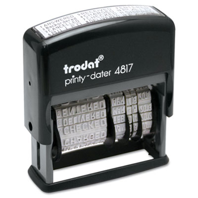Trodat&reg; Economy 12-Message Date Stamp