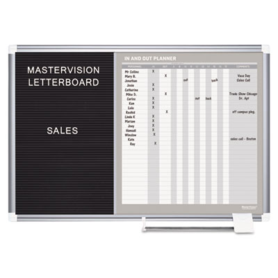 MasterVision&reg; In-Out and Messaging Center