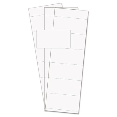 MasterVision&reg; Data Card Paper Inserts