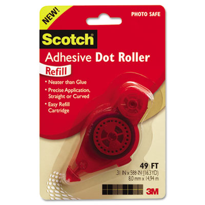 Scotch&reg; Adhesive Dot Roller Refill