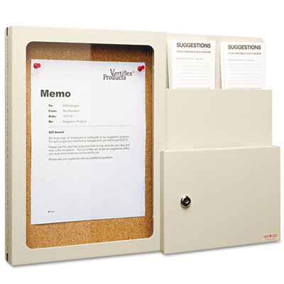 Vertiflex&trade; Suggestion Box with Message Board
