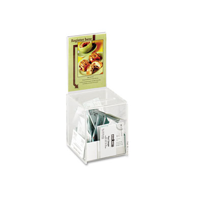 Safco&reg; Small Acrylic Collection Box