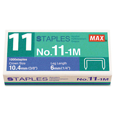 Max&reg; No. 11 Mini Staples