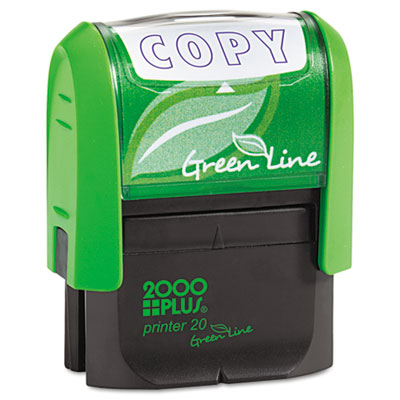 2000 PLUS&reg; Green Line Self-Inking Message Stamp
