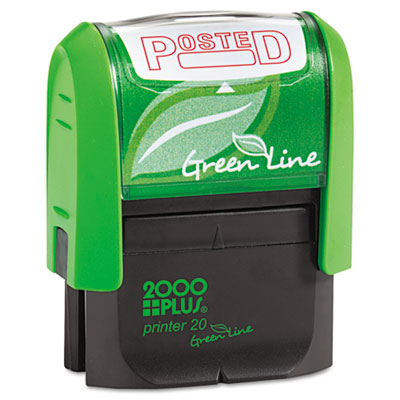 2000 PLUS&reg; Green Line Self-Inking Message Stamp