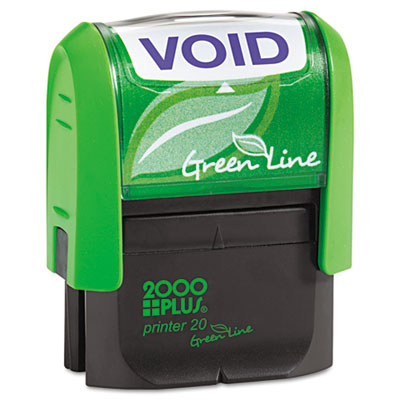 2000 PLUS&reg; Green Line Self-Inking Message Stamp