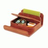 Safco&reg; Small Bamboo Desktop Organizer