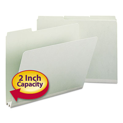 Smead&reg; Expanding Recycled Heavy Pressboard Folders
