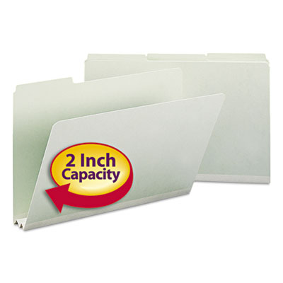 Smead&reg; Expanding Recycled Heavy Pressboard Folders