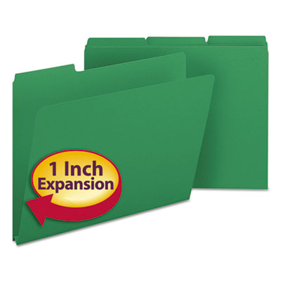 Smead&reg; Expanding Recycled Heavy Pressboard Folders