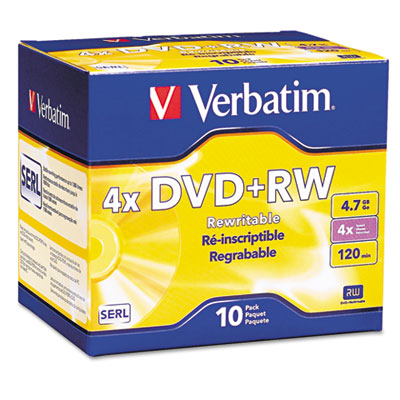 Verbatim&reg; DVD+RW Rewritable Disc