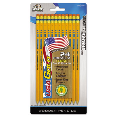 Write Dudes USA Gold Series #2 Pencils