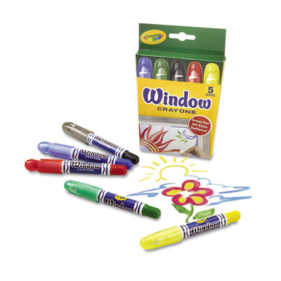 Crayola&reg; Washable Window Crayons