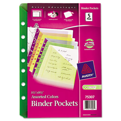 Avery&reg; Mini Size Binder Pockets