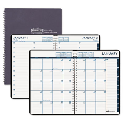 House of Doolittle&trade; 24/7 100% Recycled Daily Appointment Book/Monthly Planner