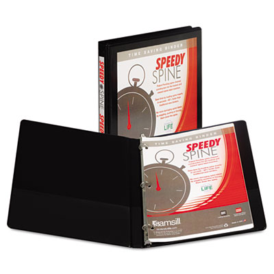 Samsill&reg; Speedy Spine Heavy-Duty Time Saving Round Ring View Binder
