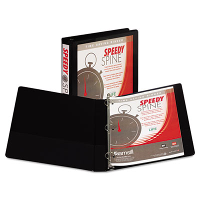 Samsill&reg; Speedy Spine Heavy-Duty Time Saving Round Ring View Binder
