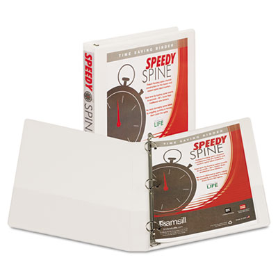 Samsill&reg; Speedy Spine Heavy-Duty Time Saving Round Ring View Binder