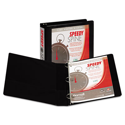 Samsill&reg; Speedy Spine Heavy-Duty Time Saving Round Ring View Binder