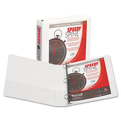 Samsill&reg; Speedy Spine Heavy-Duty Time Saving Round Ring View Binder