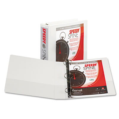 Samsill&reg; Speedy Spine Heavy-Duty Time Saving Round Ring View Binder