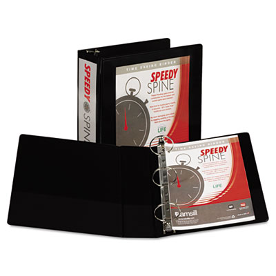 Samsill&reg; Speedy Spine Heavy-Duty Time Saving Round Ring View Binder