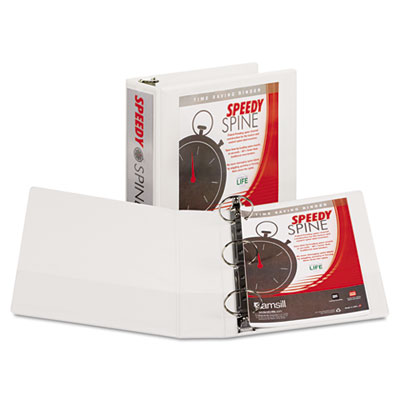 Samsill&reg; Speedy Spine Heavy-Duty Time Saving Round Ring View Binder