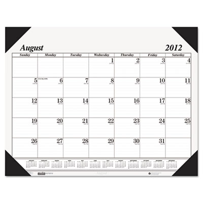 House of Doolittle&trade; 100% Recycled Economy Academic Desk Pad Calendar