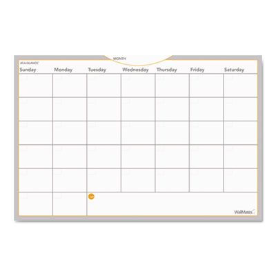 AT-A-GLANCE&reg; WallMates&reg; Self-Adhesive Dry Erase Planning Surfaces