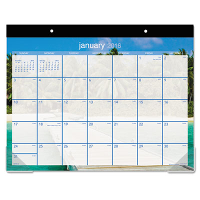 AT-A-GLANCE&reg; Tropical Escape Desk Pad