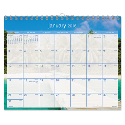 AT-A-GLANCE&reg; Tropical Escape Wall Calendar