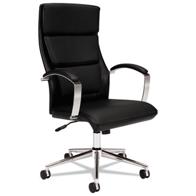 basyx&reg; VL105 Executive High-Back Leather Chair