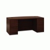 HON&reg; 10500 Series&trade; Bow Front Double Pedestal Desk with Full-Height Pedestals