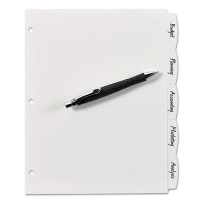 Avery&reg; Write &amp; Erase Big Tab&trade; Plastic Dividers