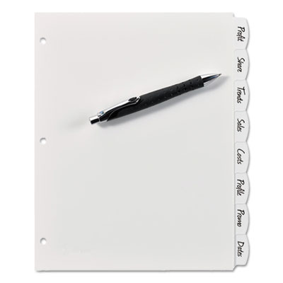 Avery&reg; Write &amp; Erase Big Tab&trade; Plastic Dividers