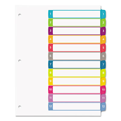 Avery&reg; Ready Index&reg; Customizable Table of Contents Multicolor Dividers