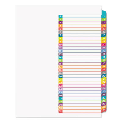 Avery&reg; Ready Index&reg; Customizable Table of Contents Multicolor Dividers