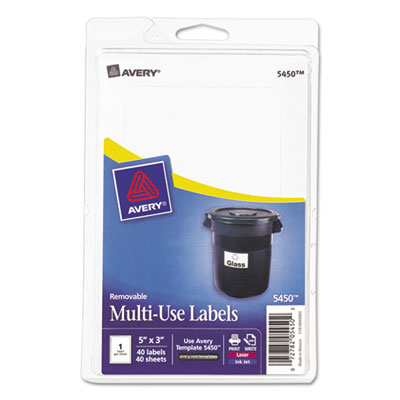 Avery&reg; Removable Multi-Use Labels
