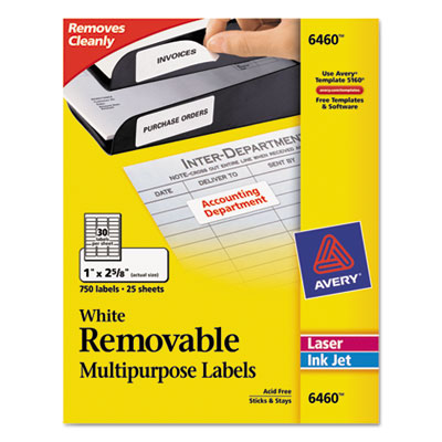 Avery&reg; Removable Multi-Use Labels