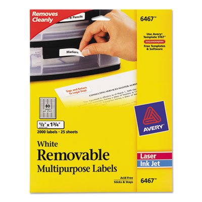 Avery&reg; Removable Multi-Use Labels