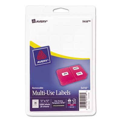 Avery&reg; Removable Multi-Use Labels