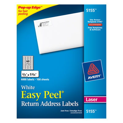 Avery&reg; Easy Peel&reg; Address Labels