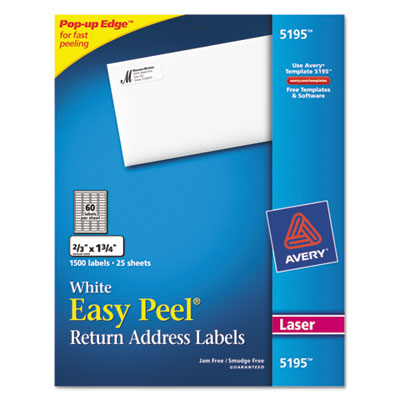 Avery&reg; Easy Peel&reg; Address Labels