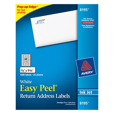 Avery&reg; Easy Peel&reg; Address Labels