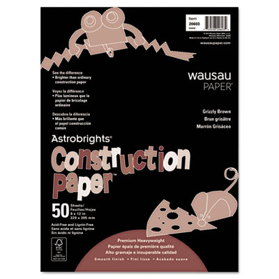 Wausau Paper&reg; Astrobrights&reg; Construction Paper